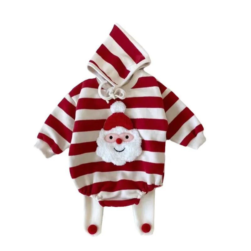 طفل رومبير Nesie مجموعة عيد الميلاد موضوع الخريف الشتاء جديد الكورية فضفاض عارضة Ins الحلو لطيف المألوف لينة مريحة #5