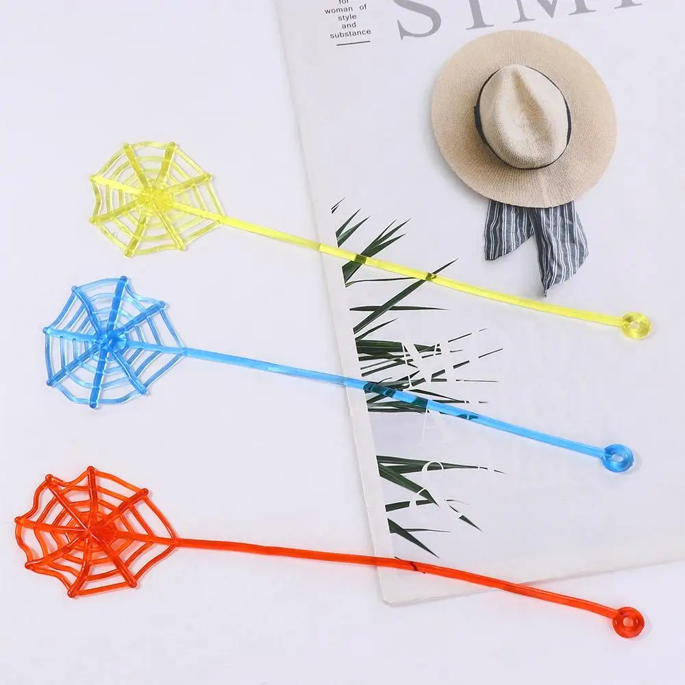 Gunsten Kinderspeelgoed Verjaardagscadeau Halloween Pinata Vulstoffen Rekbaar Kleverig Spinspeelgoed Elastisch Spinnenweb Kleverig Spinnenweb