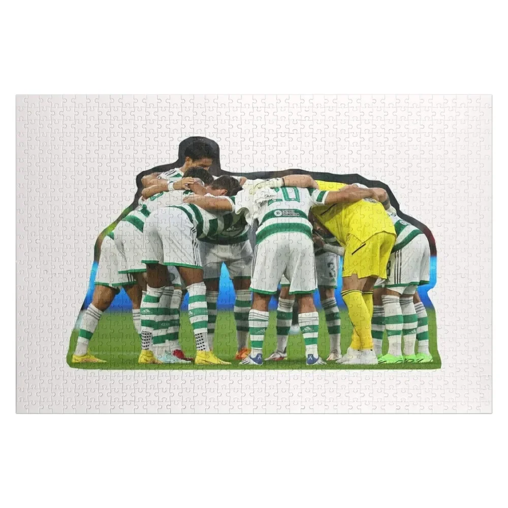 pray playing celtic Jigsaw Puzzle Picture Custom Jigsaw Puzzle