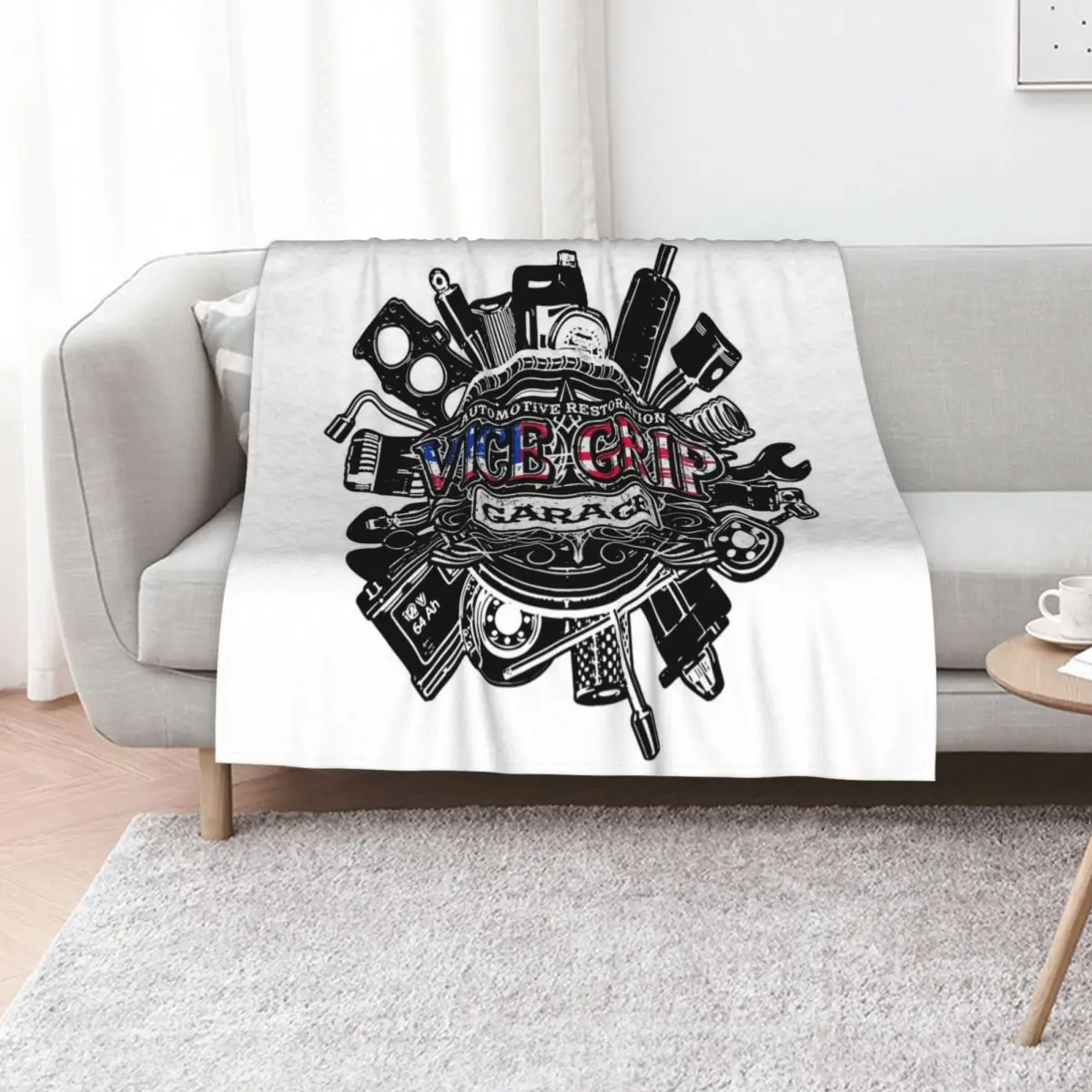 Vice Grip Garage Throw Blanket Plush Hairys Custom Luxury for babies Shaggy Blankets