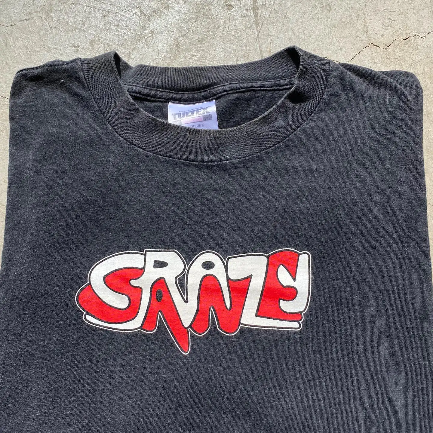 Heavyweight 240G American Retro Sle Couple T-irts ort Sve Lettering Distred Casual Youth Summer Faion round Ne