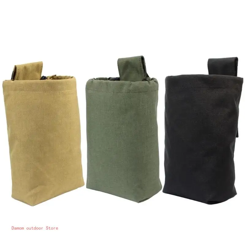 

Large Folding Tactic Dump Bags Drawstring Utility Magazine Waist Storage Bag