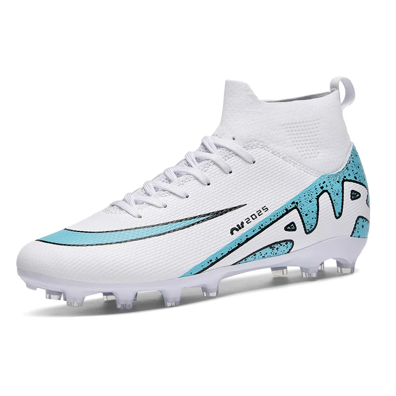 Men's Football Field Boots FG Soccer Anti-Skid Training Indoor Society Cleats Soccer Shoes Kids Grass Training Soccer Sneakers