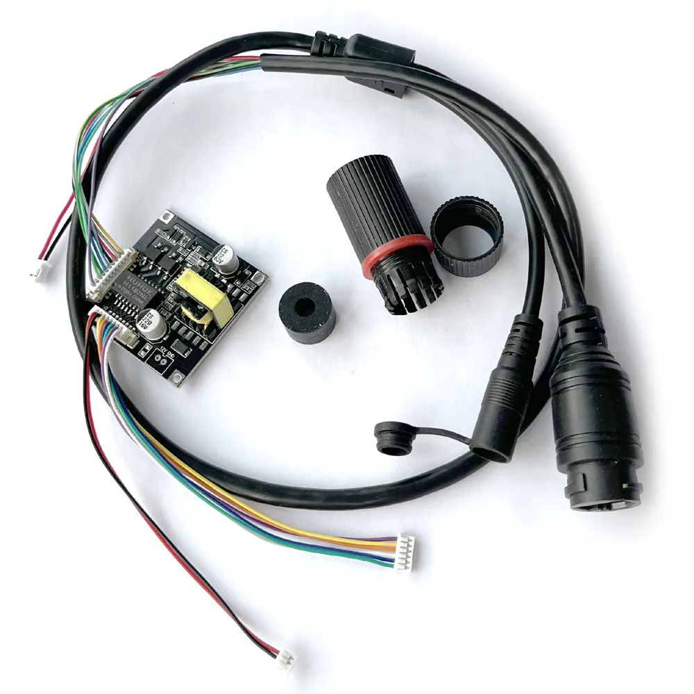 Papan PCB Splitter POE Pintar Output DC12V / Input DC48V IEEE802.3af/at untuk Kamera IP IPC dengan Kabel POE
