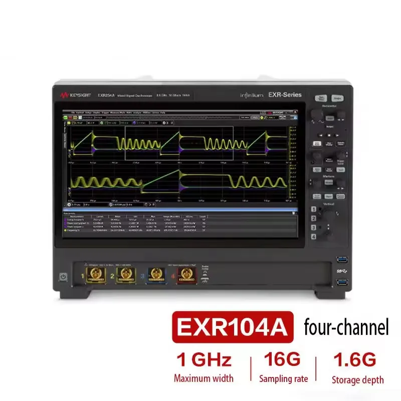 Keysight Bandwidth 1 GHz 4 channels maximum storage depth 1.6G EXR104A Infiniium EXR series oscilloscope