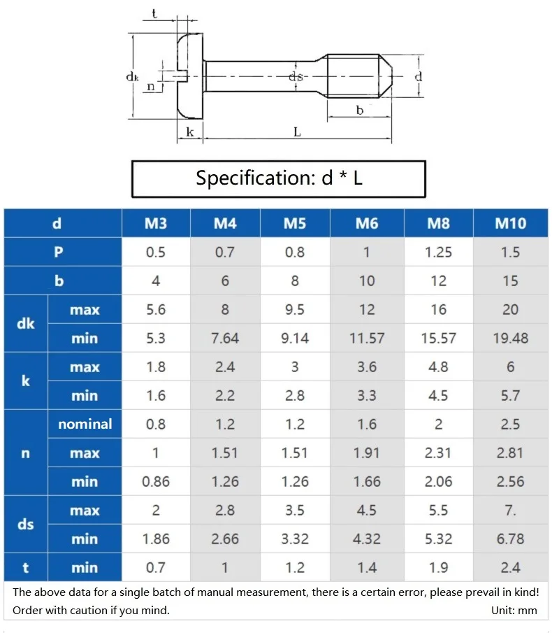 M2 M2.5 M3 M4 M5 M6 M8 304 Stainless Steel Pan Lock Captive Screw Phillips Round Half Thread Anti-loosening Bolt