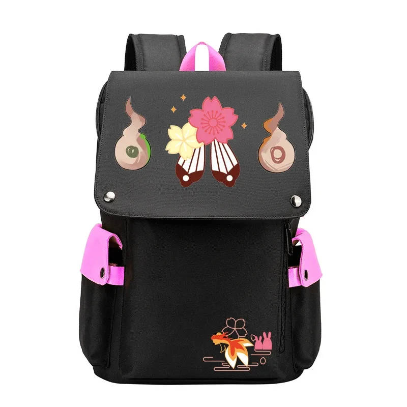 

Большой дорожный рюкзак CyToilet-Bound Hanako-kun, школьные сумки в стиле аниме, сумка для книг для мальчиков-подростков, Оксфорд, рюкзак для ноутбука с зарядкой через USB