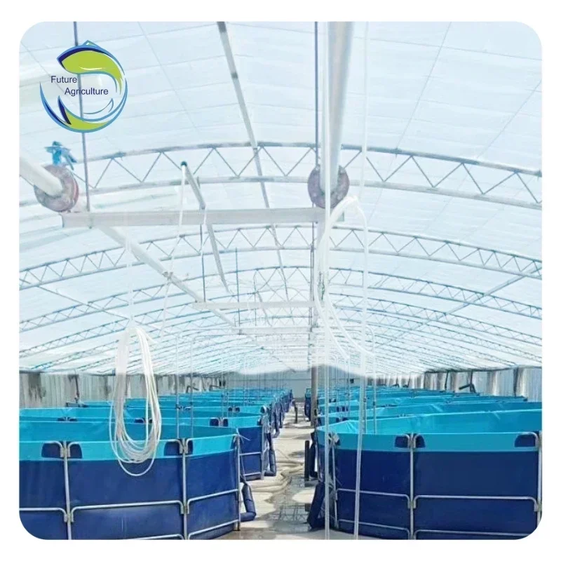 Hot-Selling Indoor Fish Farming System Commercial Fish Tank Hot-Dip Plate Plastic Fish Ponds