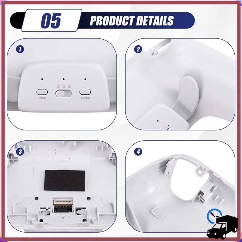 

Efficient For PS5 Double Back Clip Button Handle Back Clip Rear Back Button Programming Custom Mapping Burst Back Button