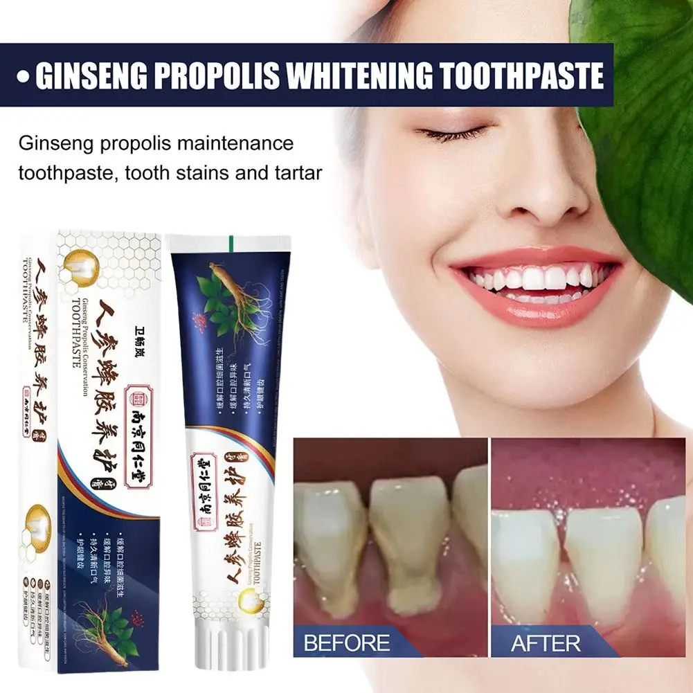 

120g Tooth Decay Whitening Toothpaste To Tooth Stains Bad Quick-acting To Yellow Breath Remove Oral Fresh Breath Whitening B6Z3