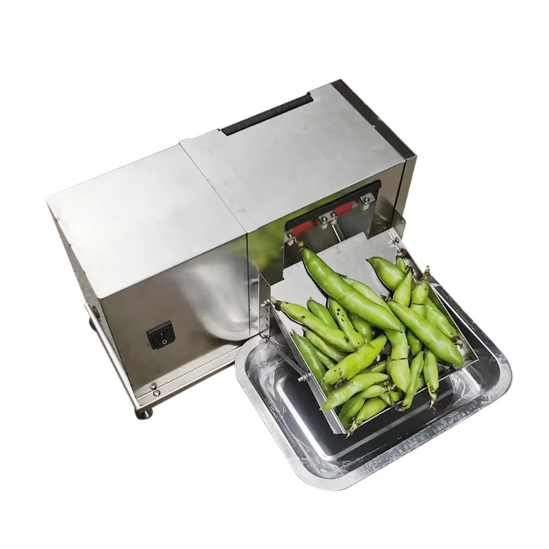 Edamame shelling machine Fresh edamame shelling machine Pea broad bean peeling and shelling