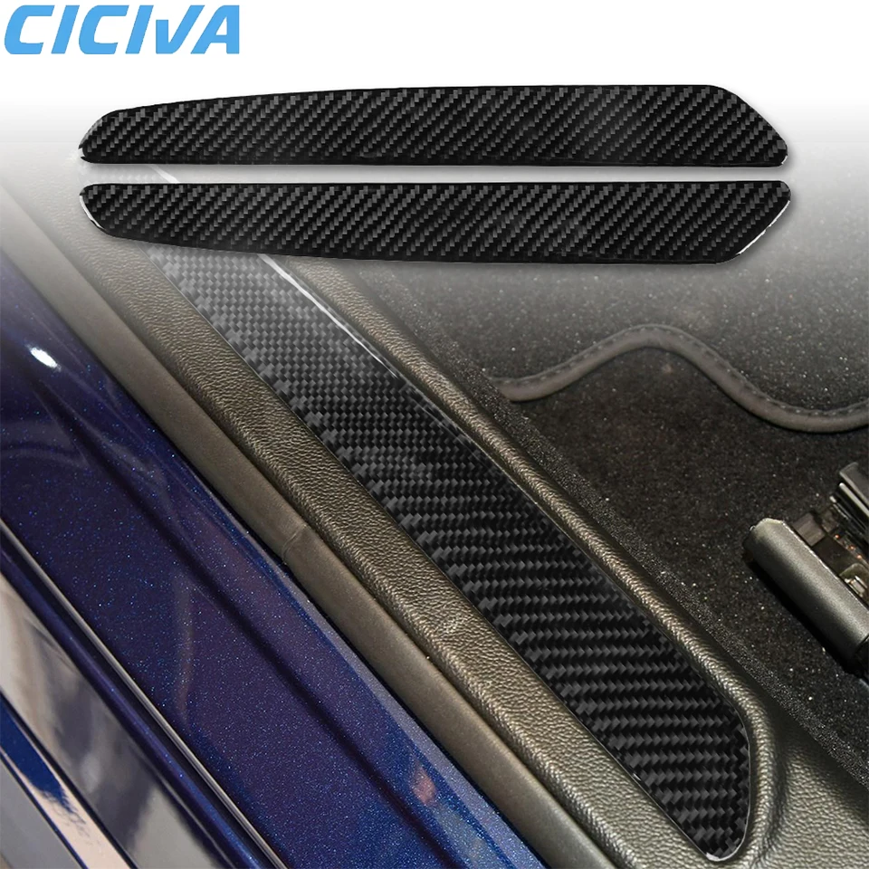 

For Alfa Romeo-Giulia 2017-2019 Soft Carbon Fiber Driver and co-pilot welcome pedal Car Interior Retrofit Accessories Sticker