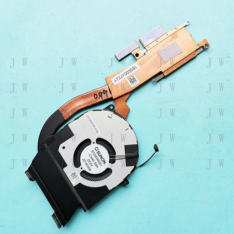 

J Heatsink Fan Cooler Radiator for Dell Latitude 5501 0CVMC1 0FHYC0 0HFVP0 05R2HY