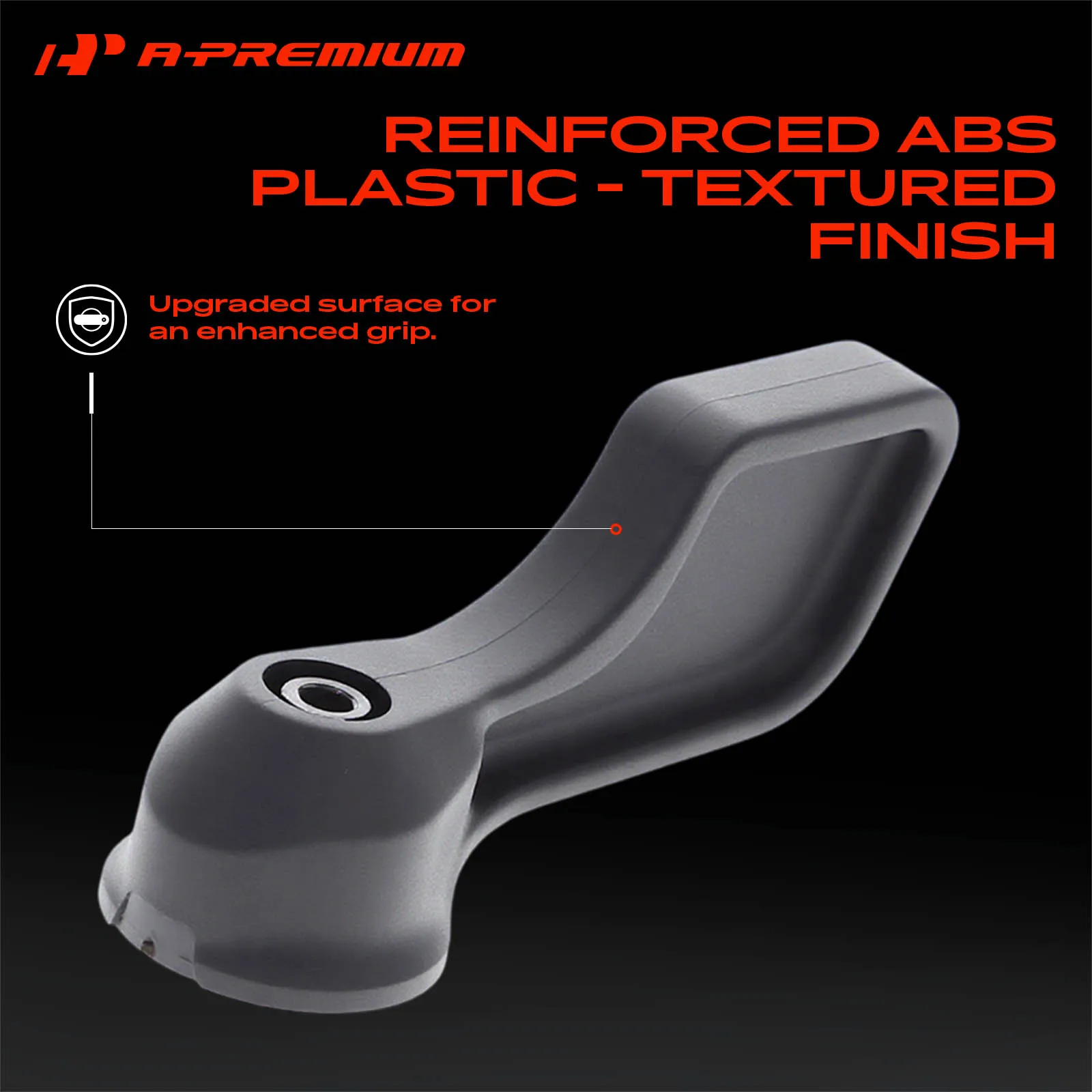 A-Premium Driver or Passenger Side Black Interior Sliding Door Handle for Ram ProMaster 1500 ProMaster 2500 2014-2024