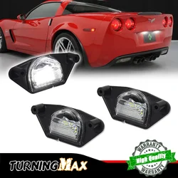 Car LED License Plate Lights For Chevrolet Corvette C4 C5 C6 Impala S10 SSR For Pontiac Fiero Firebird For GMC C1500 C2500 C3500