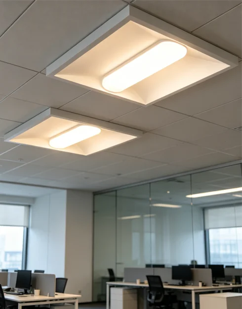 Energy-saving LED downlights, bright ceiling lights for classrooms and commercial venues