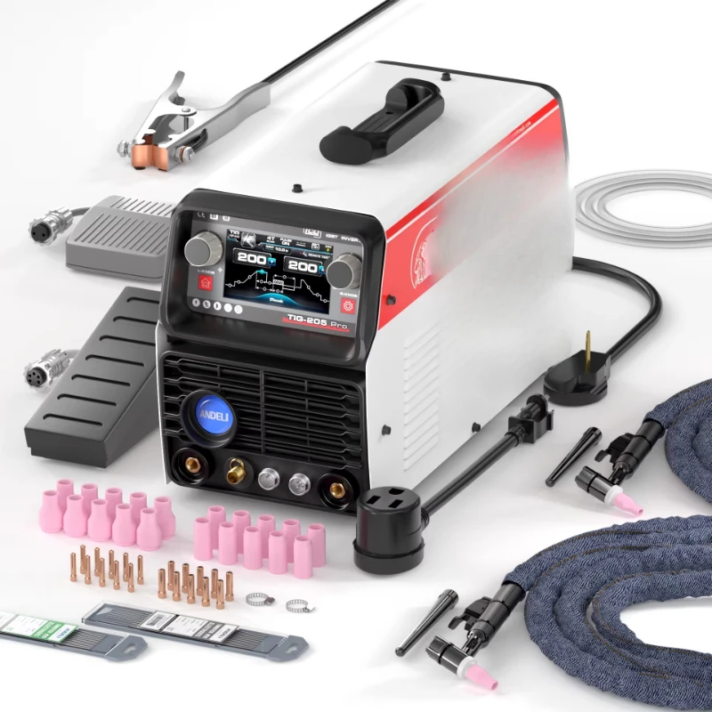 Smart-250 Professional Edition 9-in-1 AC DC High Frequency Tungsten Argon Arc Welding Pulse Cooling Multifunctional Aluminum