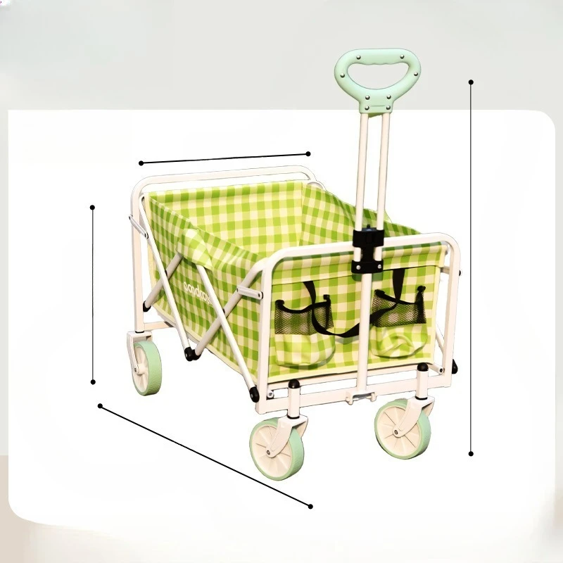 

Portable Outdoor Camper Foldable Picnic Storage Cart Folding Cart Camp Outdoor, Portable Picnic Gear