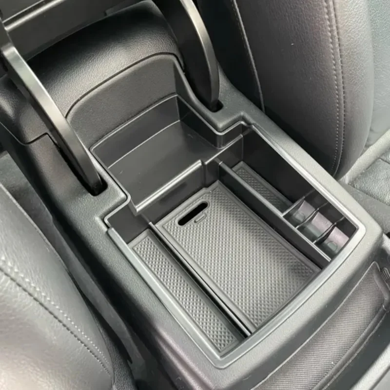 Car Armrest Storage Box for Audi Q5 8R 2010-2017 LHD Center Console Organizer Tray Container Holder Interior Accessories