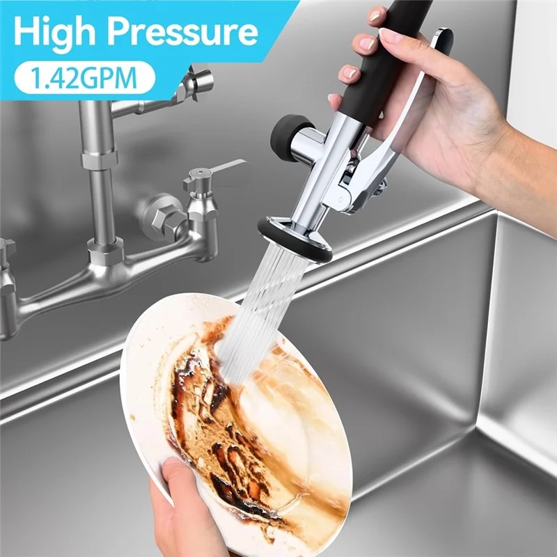 TKOH-النحاس صنبور المطبخ البخاخ رذاذ رئيس طبق الشطاف العالمي 1/2 "اتصال دش رئيس مع قفل قوس