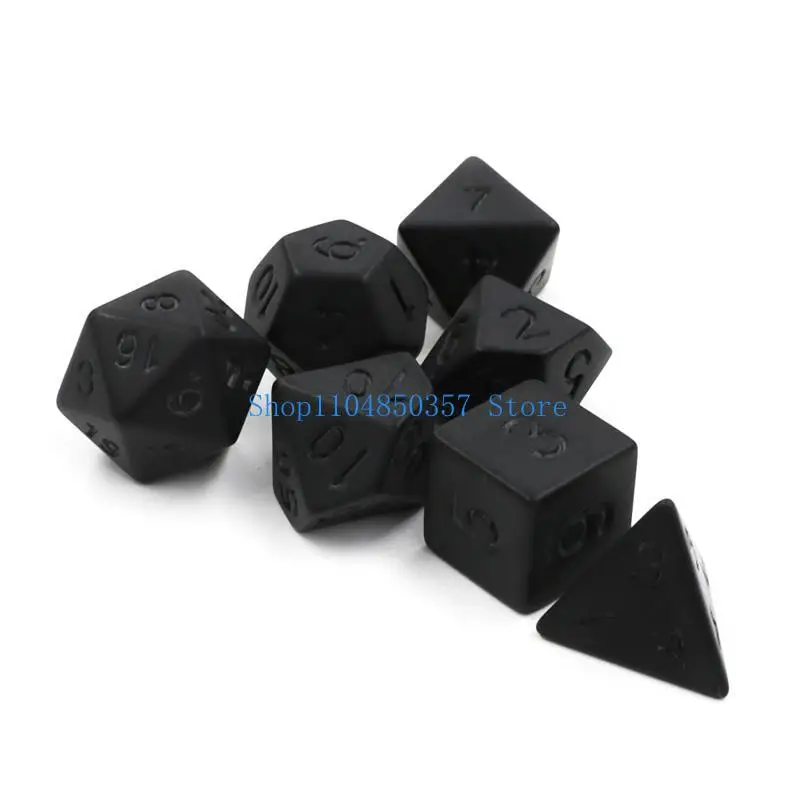 

652F 7 Pieces Polyhedral Puzzle Game Various Shapes Educational DIY Gaming Dices