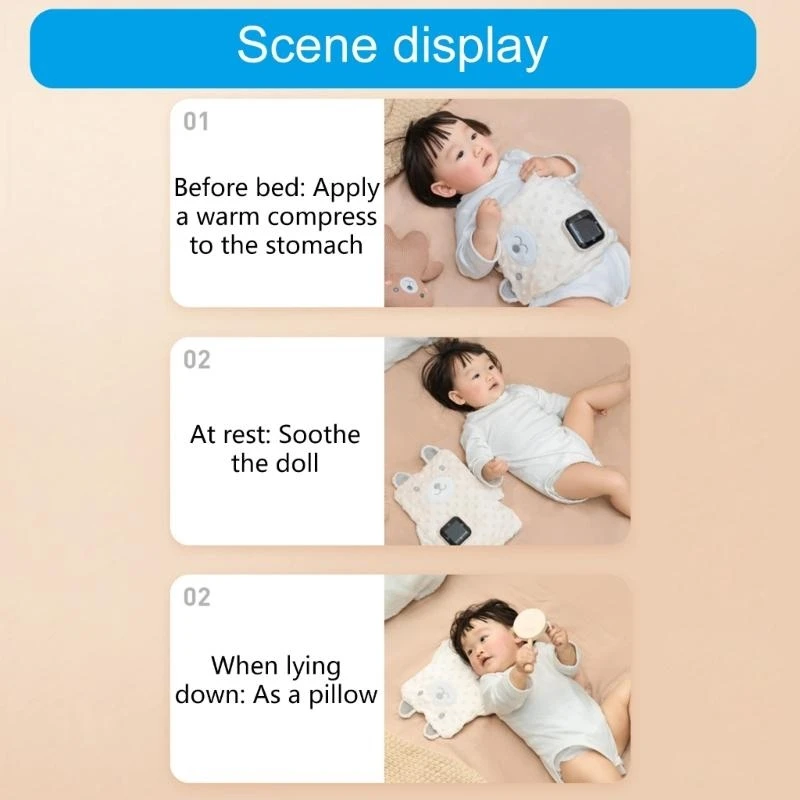

Cartoon Hot Compress Belly Circumference Soothing Bag Baby Anti-flatulence Colic Flatulence Newborns Avoid Trouble