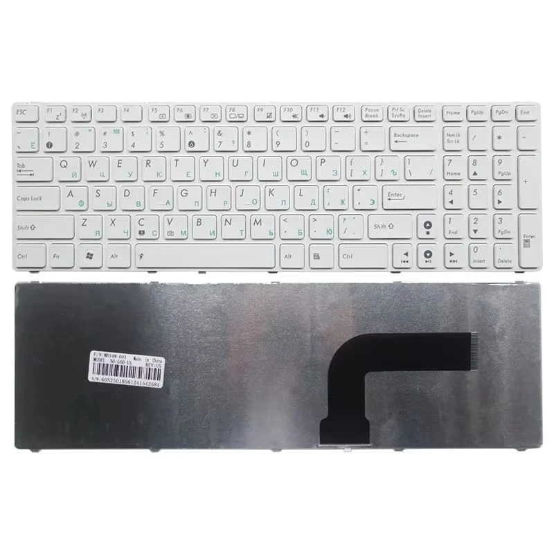 Klawiatura do laptopa US/UK/RU/SP/FR/AR/BR/TU dla ASUS N52 A52jc/J N53/C A53S X54 X61S F50S X55V/VD N73S N73J P53S X53S X75V B53 UL50 — zdjęcie 7