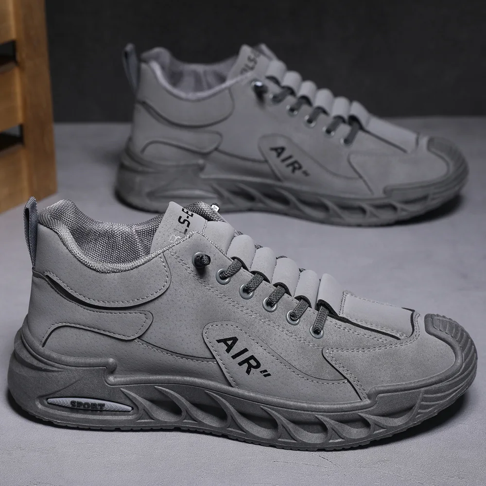 Men's sports shoes, fashionable outdoor workwear, safety shoes, simple and trendy, comfortable and casual sports shoes