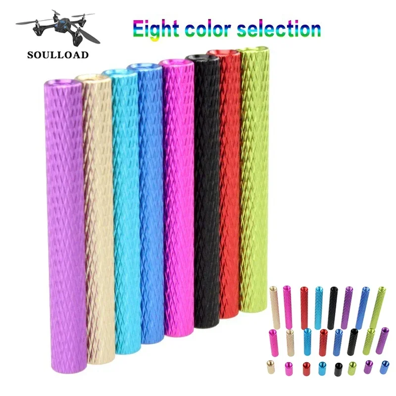 10 sztuk/paczka M3 kolumna aluminiowa 10mm 15mm 20 25 30 35 40mm okrągły stop standoff podkładka mocowanie kołka do multirotorów RC