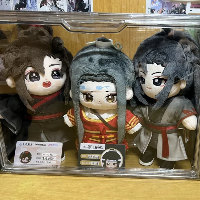 Mo Dao Zu Shi 20cm Plush Dolls Wei Wuxian Lan Wang Ji Anime Figures Model Wa Anime In Stock Official Cotton Plush Dolls Gift Toy