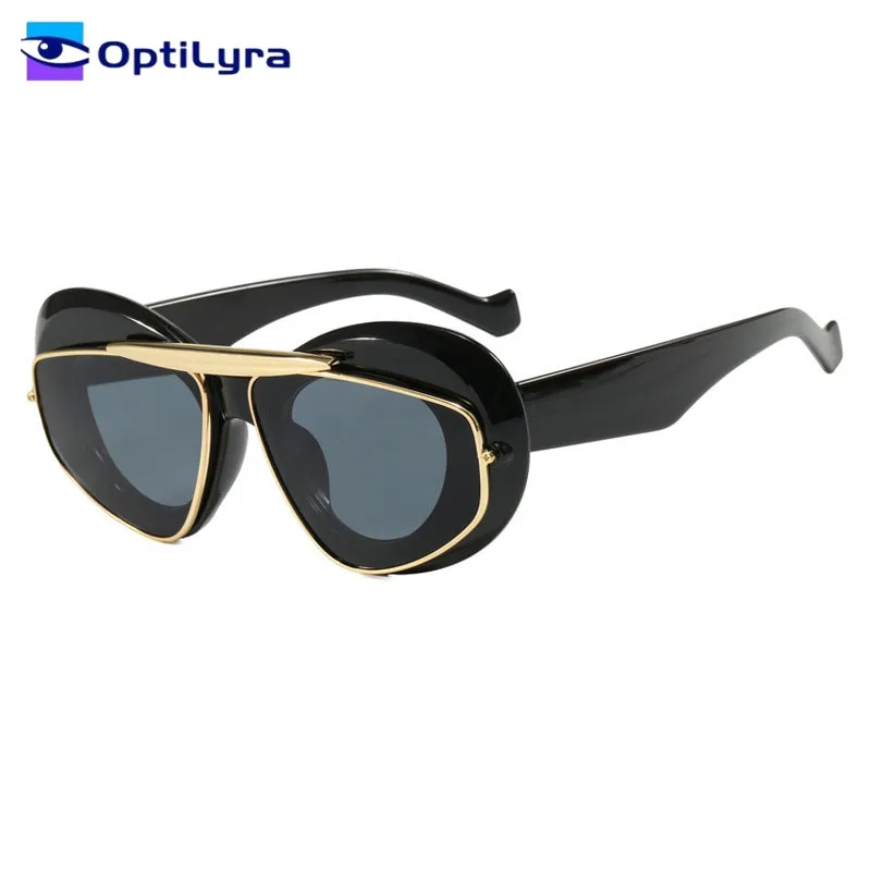 

OptiLyra Brand New Unique Cat Eye Women's Sunglasses High Quality Luxury Driving Sunglasses UV400 Goggles