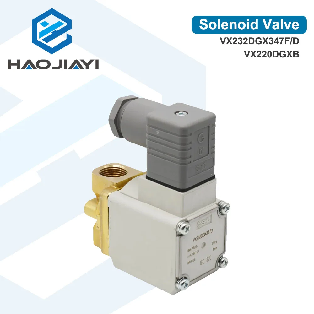 

Solenoid Valve SMC VX232DGX347D VX232DGX347F Direct 2 Post Solenoid Valve For Air Single Unit Laser Cutting Machine