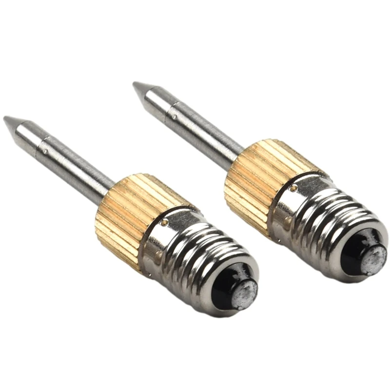 2 Pcs Soldering Iron Tip With Sponge E10 Interface Welding Tips USB Soldering Tip Soldering Tools Set