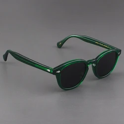 Polarized Sunglasses Men Brand Lemtosh Johnny Depp Sun Glasses Lens Woman Luxury Vintage Acetate Driver's Shade