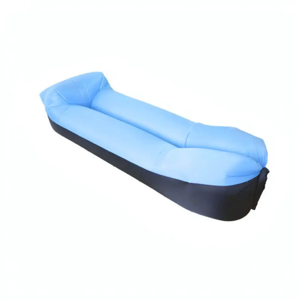 Outdoor Portable Inflatable Sofa Bed Camping Air Lounger Fast Inflation Lazy Sleeping Mat Beach Chair For Park