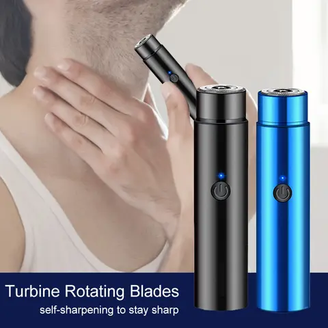 USB 충전 세척 가능 가정용 미니 전기 면도기, 휴대용 수염 트리머, 바디 헤어 트리머, 여행용 면도기, 남녀공용