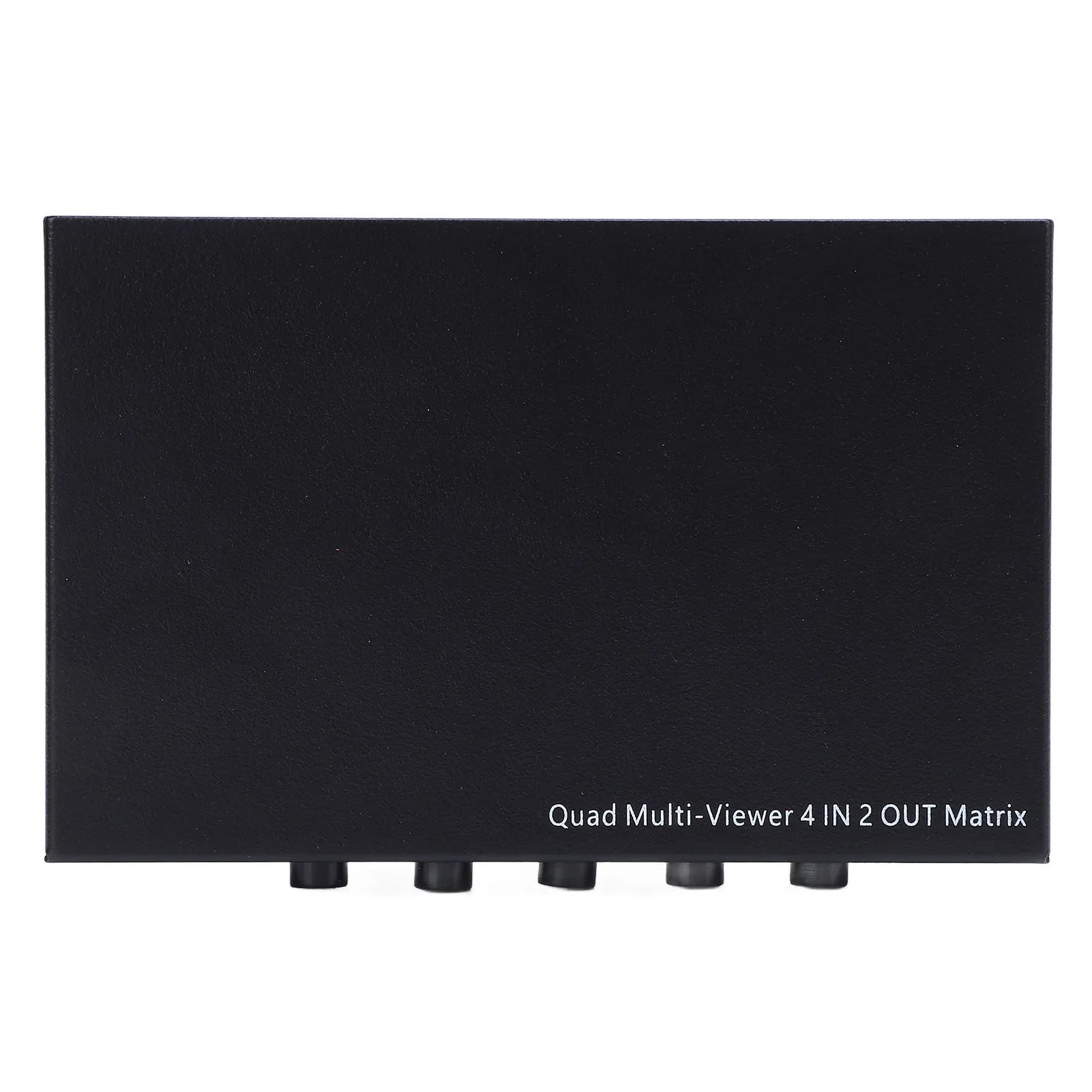 HD Multi Viewer Switcher Plug and Play 4 in 2 Out Seamless 6 Display Modes Multiviewer  with Remote Control for Laptop