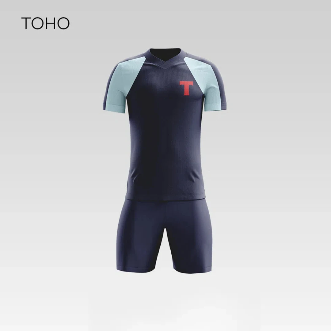 

2024 Japan Tsubasa TOHO Loose Fitting Men's Sports Football 3D Printing Set Customizable Name and Number