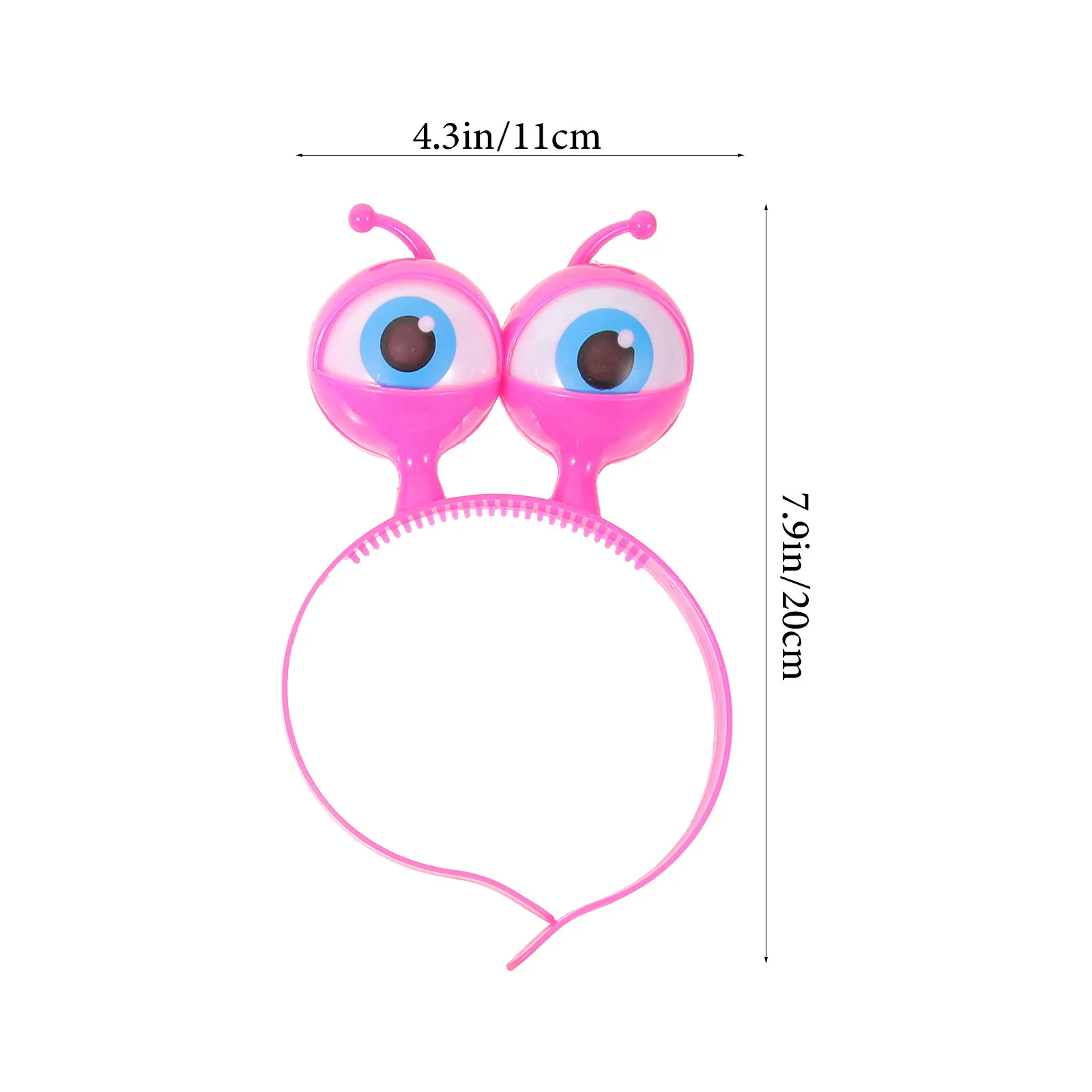 4Pcs Big Eyes Hair Hoop for Cartoon Plastic Hair Band Perfect Gift for Daughter Niece Party Festival Wear