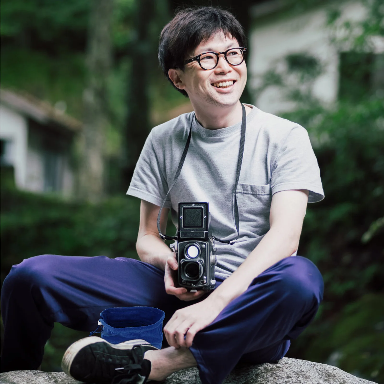 กระเป๋าใส่กล้องกันกระแทกแบบพกพาสำหรับกล้อง DSLR น้ำหนักเบา อุปกรณ์เสริมสำหรับการถ่ายภาพท่องเที่ยว กระเป๋ากล้องสำหรับเลนส์กลางแจ้ง