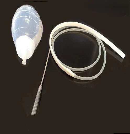 1Set Professtional Pet Cat Dog Abdominal Effusion Sector Drainage Tube Small Animal Negative Pressure Ball Pipe Kit Puncture