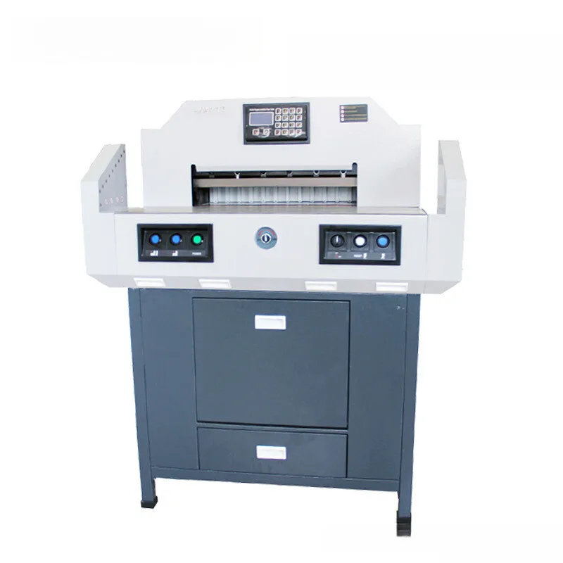 Elektryczny programowalny obcinak 520H do grafiki, broszur, plików, albumów, wytrzymały obcinak do papieru