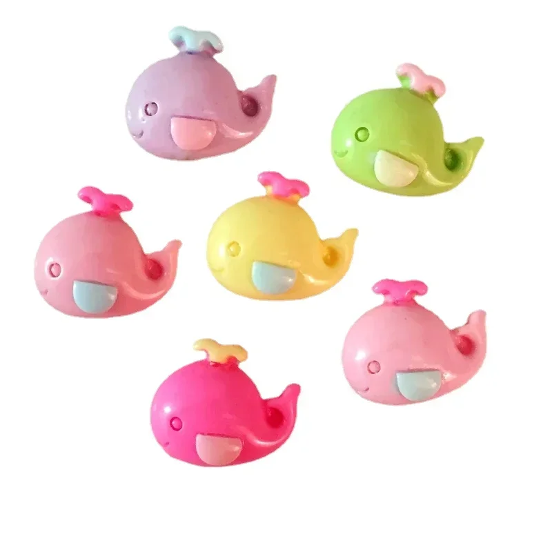 

10 шт. 16*18 мм милый смоляный маленький кит кабошон с плоской задней частью DIY ювелирные изделия/ремесленные украшения для скрапбукинга,