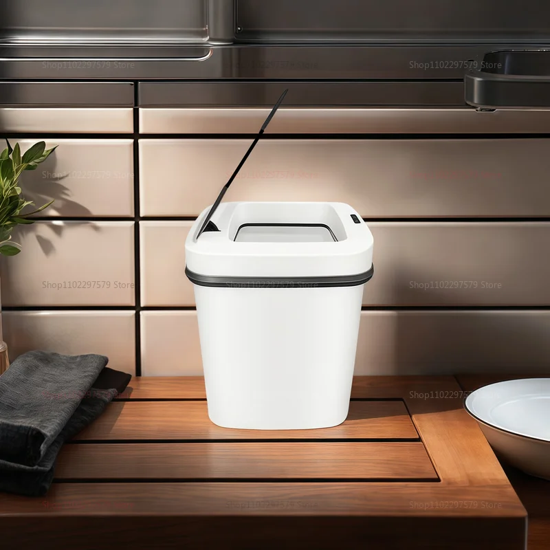 13L Kitchen Bathroom Touchless Trash Can Smart Garbage Bin Waste Bin Dustbin for Toilet Kitchen Office Home