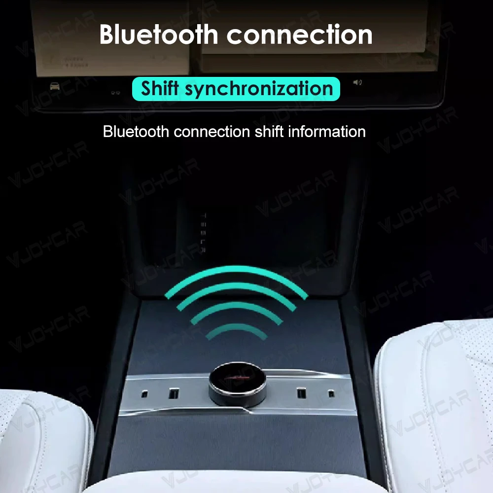 Para Tesla Model 3 Highland New Y Juniper LCD botón de cambio de marchas puertos USB tipo C rendimiento Plug & Play 2 en 1 perilla de carga y cambio