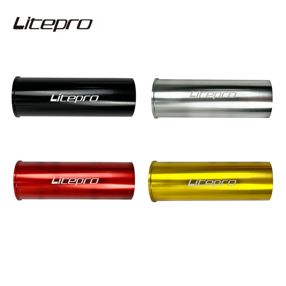 

Liteproelite 33.9mm Seat Tube Aluminum Alloy Protective Sleeve Shim Bushing Seatpost Protector Cover 33.9MM For Folding Bike