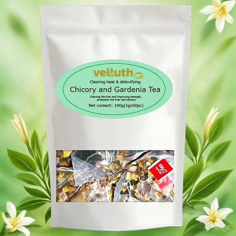 Té de chicoria Gardenia, rico en antioxidantes, mejora la inmunidad, sin cafeína, sin azúcar, vegano, 20 paquetes