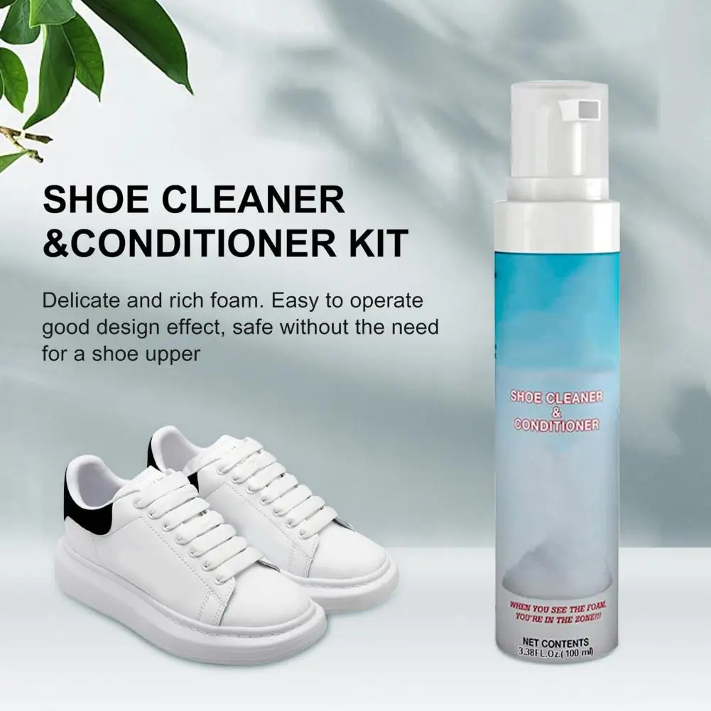 Shoes Dirt Removal Leather Shoe Cleaner High Efficiency Shoe Cleaner Kit for Whitening Removing Dirt for Washing for Shoes