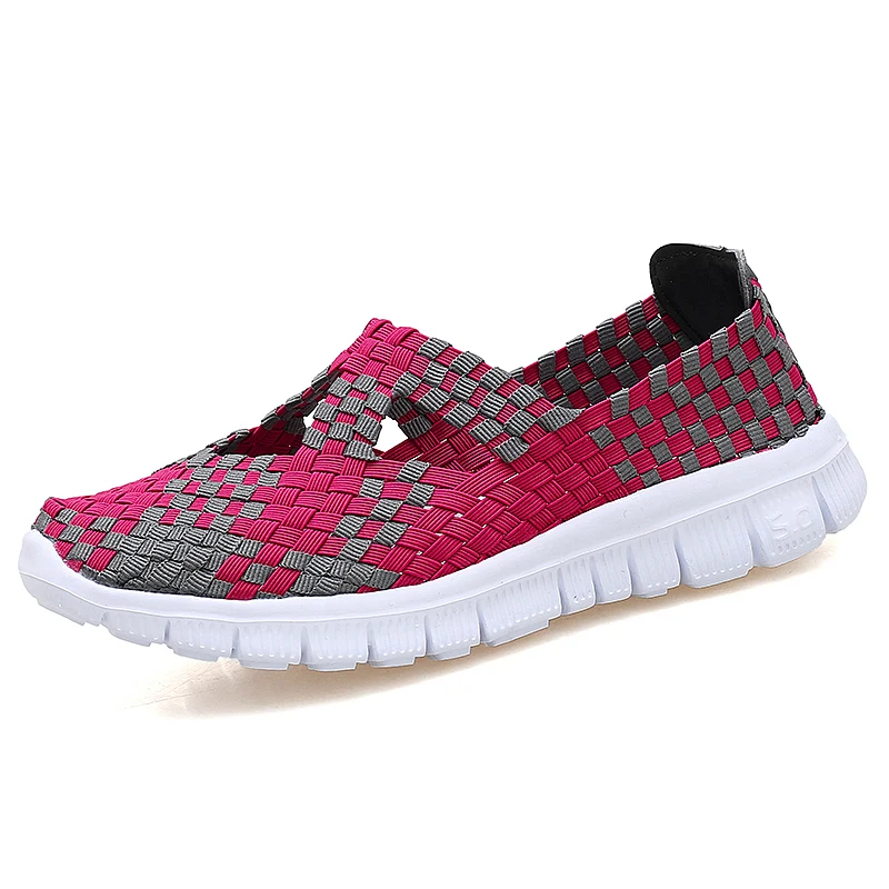 

High Top Tenis Mujer 2023 Tennis Shoes Women Breathable Weave Shoes Ladies Jogging Sneakers Fitness Trainers Female Footwear