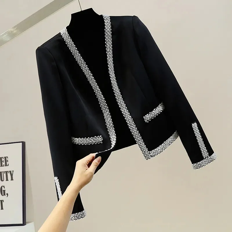 

2025 Heavy Industry Dingzhu Ретро западный стиль Дизайн Персонализированный новый стиль Костюм Пальто для женщин